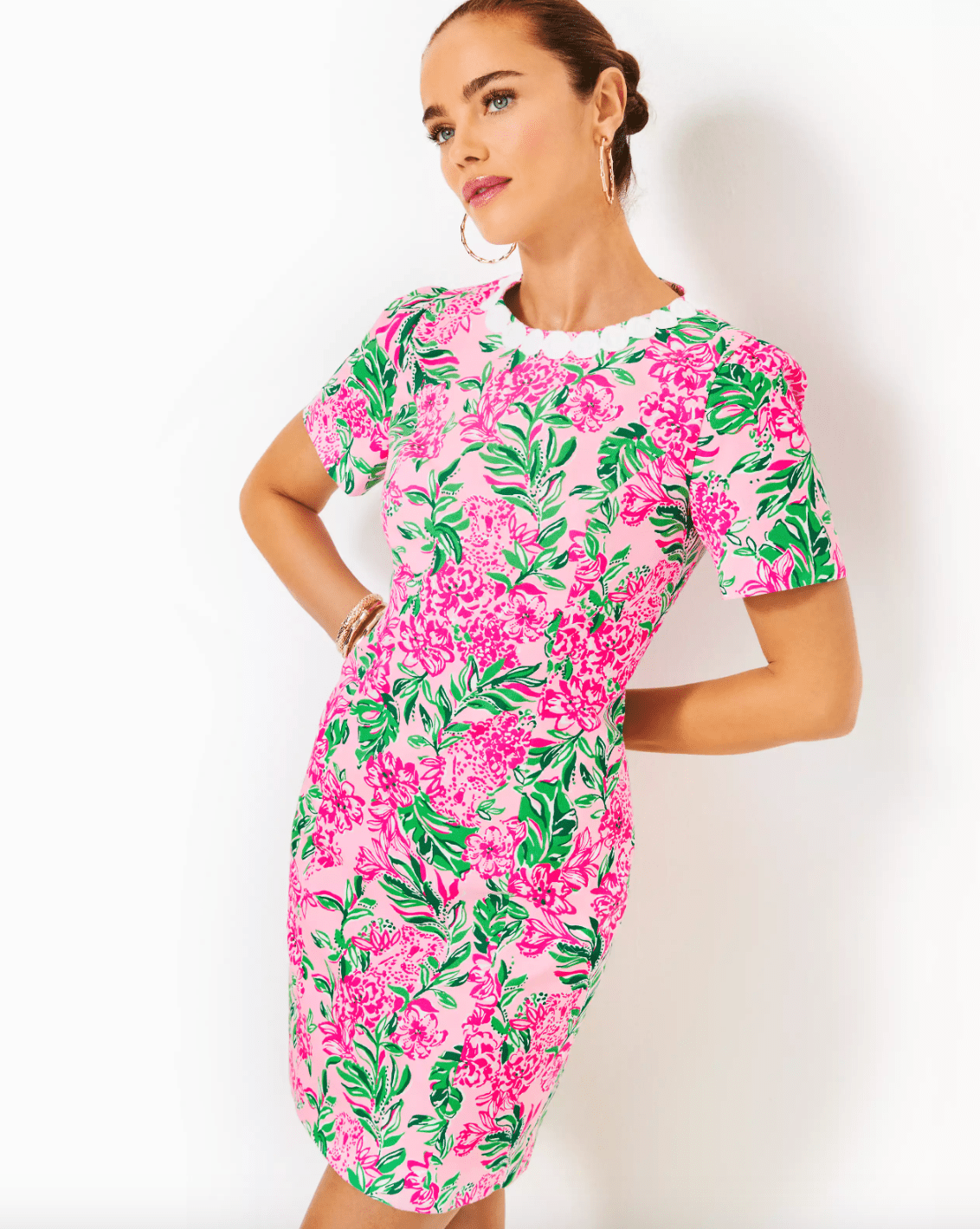 Lilly Pulitzer | Lilly Pulitzer | Mila Short Sleeve Shift Dress | Cloister Collection | LADIES