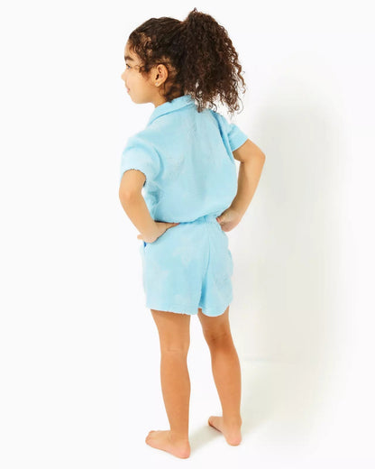 Lilly Pulitzer | Lilly Pulitzer | Mini Katerini Romper | Cloister Collection | CHILDRENS