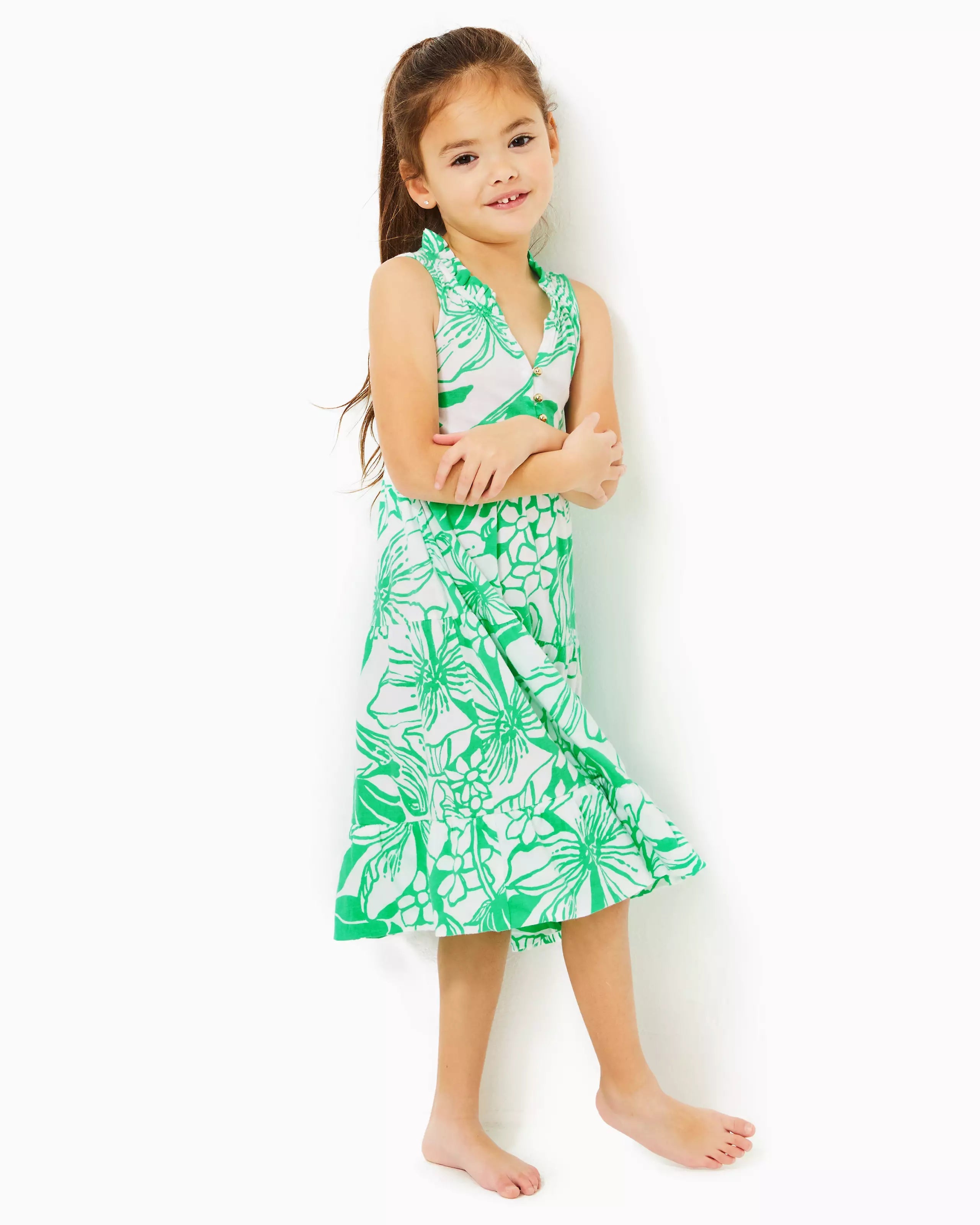 Lilly Pulitzer | Lilly Pulitzer | Mini Malone Maxi Dress | Cloister Collection | CHILDRENS