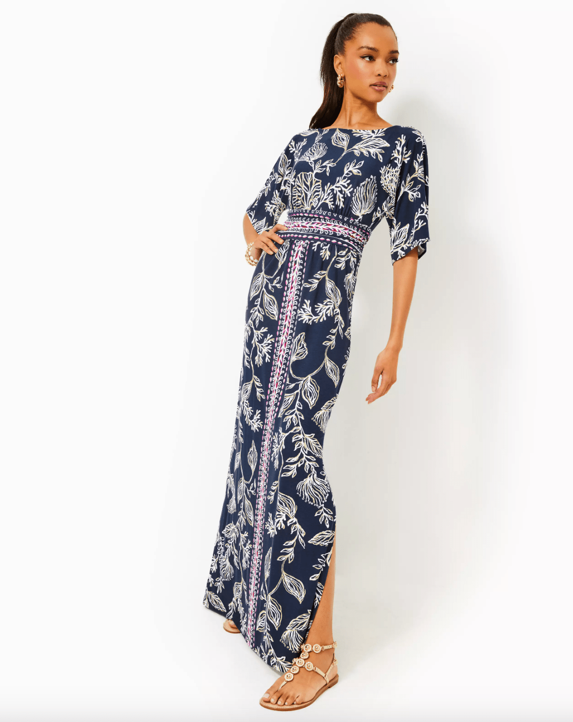 Lilly Pulitzer | Lilly Pulitzer | Parigi Boat Neck Maxi Dress | Cloister Collection | LADIES