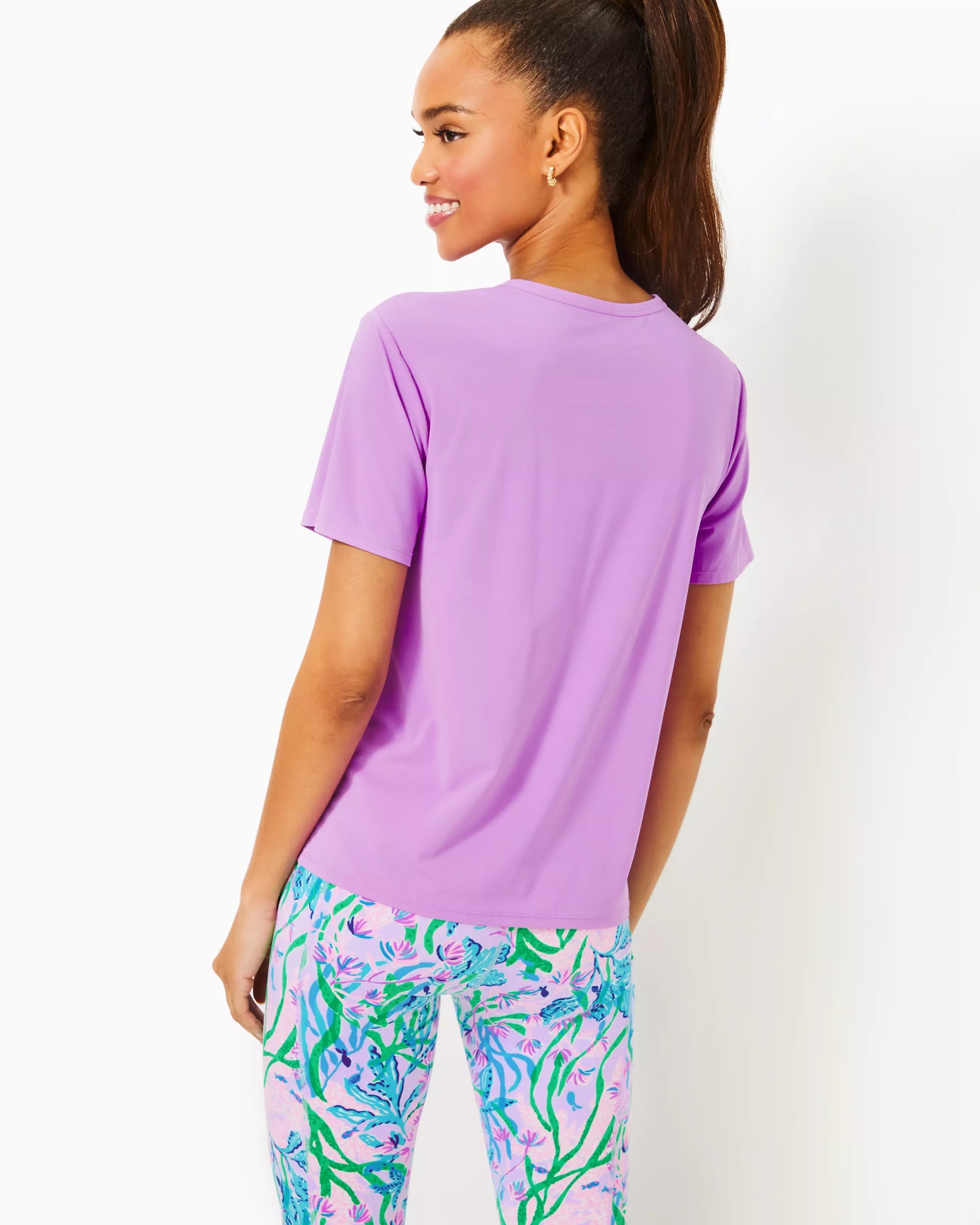 Lilly Pulitzer | Lilly Pulitzer | Rally Active Tee Upf 50+ | Cloister Collection | LADIES