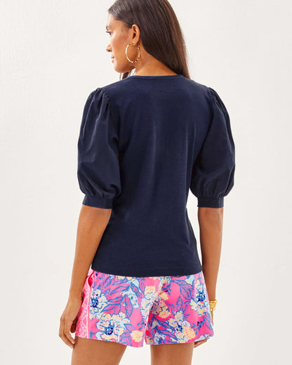 Lilly Pulitzer | Lilly Pulitzer | Ronson Knit Top - Low Tide Navy | Cloister Collection | TOPS