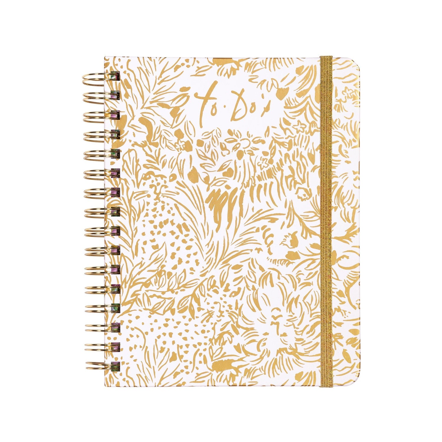 Lilly Pulitzer | Lilly Pulitzer | To Do Planner, Gold Metallic | Cloister Collection | LGIFTS