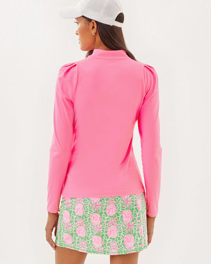 Lilly Pulitzer | Lilly Pulitzer | UPF 50+ Luxletic Sania Half Zip Sunguard - Rousseau Pink | Cloister Collection | LADIES