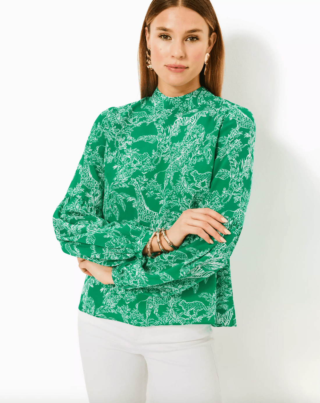 Lilly Pulitzer | Lilly Pulitzer | Witaker Silk Top | Cloister Collection | LADIES