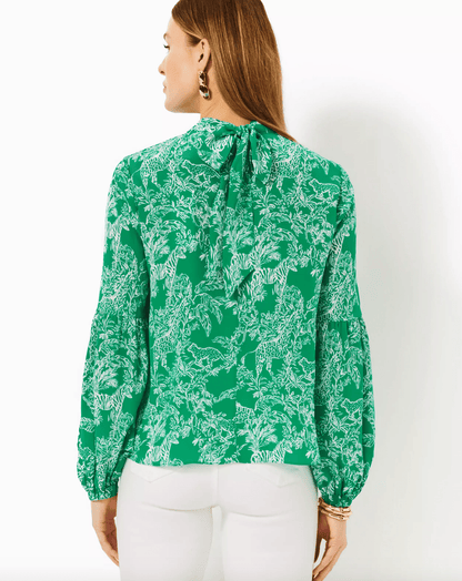 Lilly Pulitzer | Lilly Pulitzer | Witaker Silk Top | Cloister Collection | LADIES