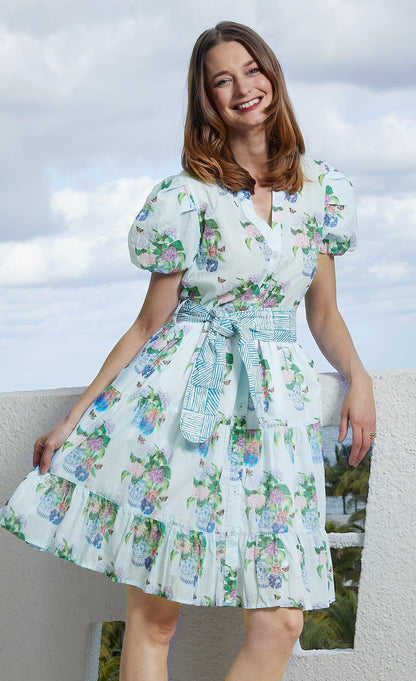 Dizzy - Lizzie | Litchfield Short Blue Hydrangeas | Cloister Collection | Dress