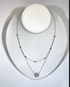 Lordane,inc. | Lordane,inc. | Silver Double Strand Disc Necklace | Cloister Collection | necklace