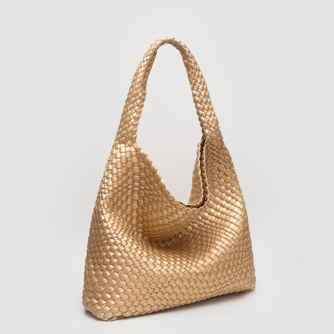 Mimi Wholesale | Mimi Wholesale | Tiara Woven Hobo Tote Bag with Pouch | Cloister Collection | HANDBAGS