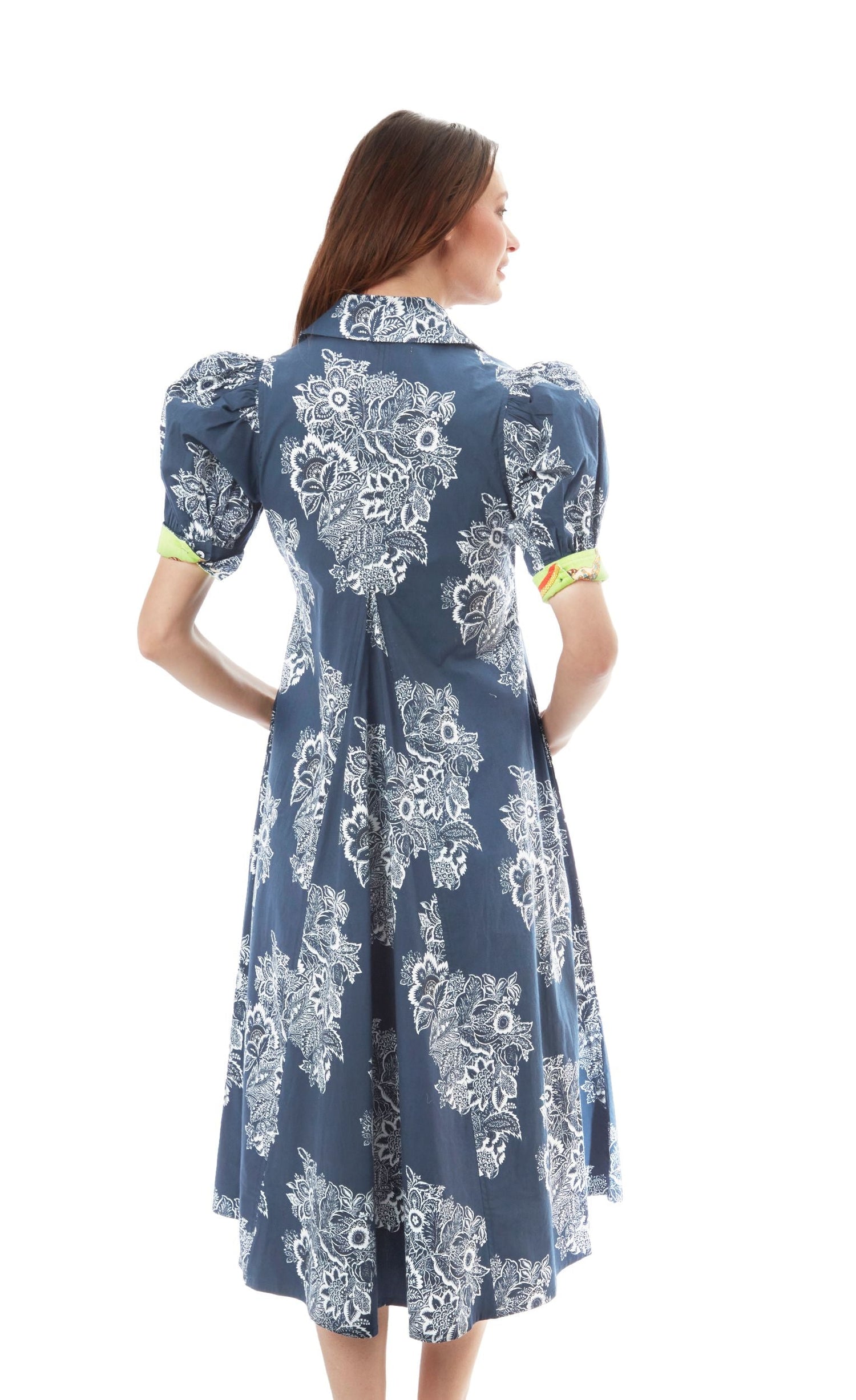 Dizzy - Lizzie | Montauk Dress Blue White Floral | Cloister Collection | Dress