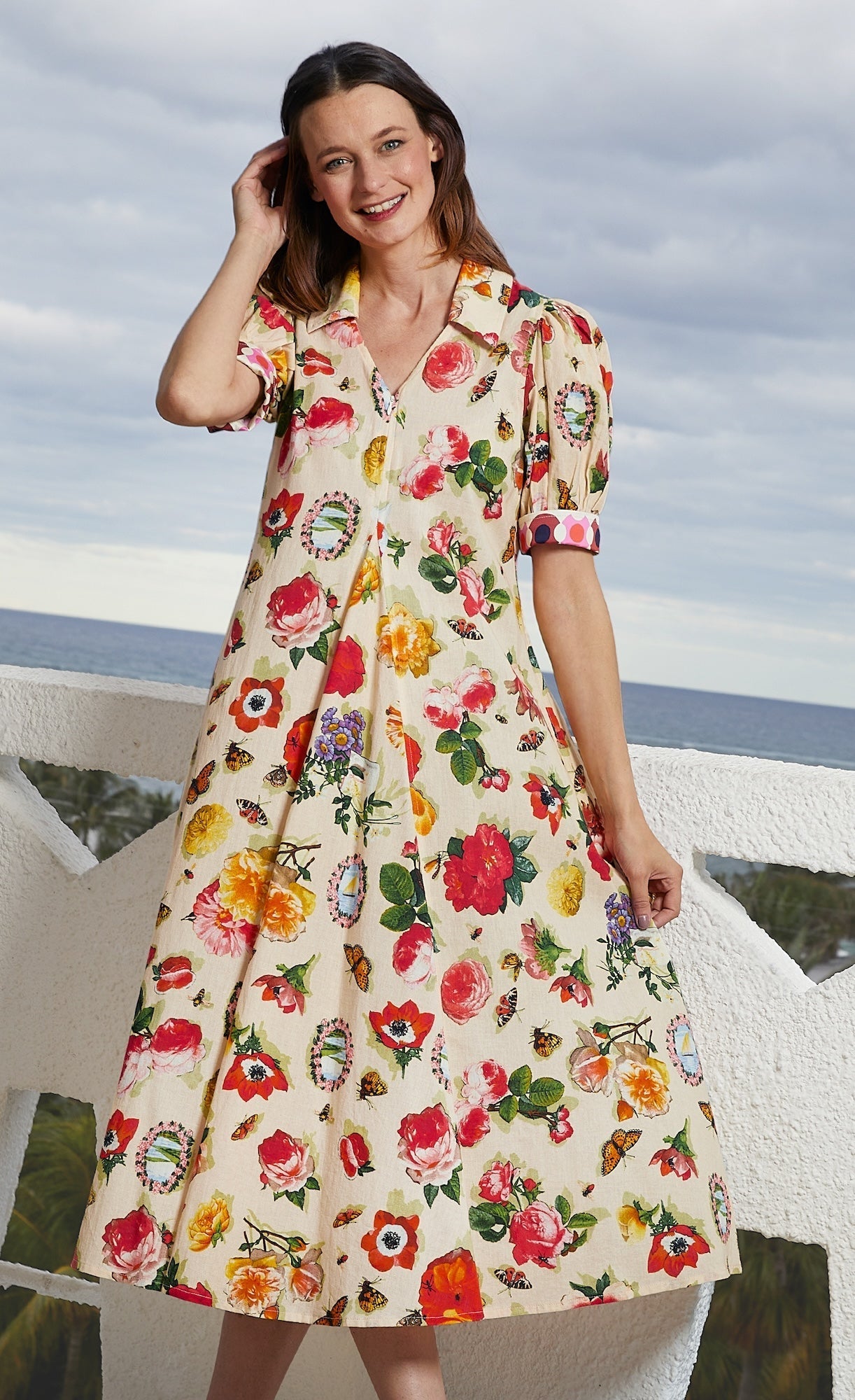 Dizzy - Lizzie | Montauk Dress Botanical Floral | Cloister Collection | DRESSES