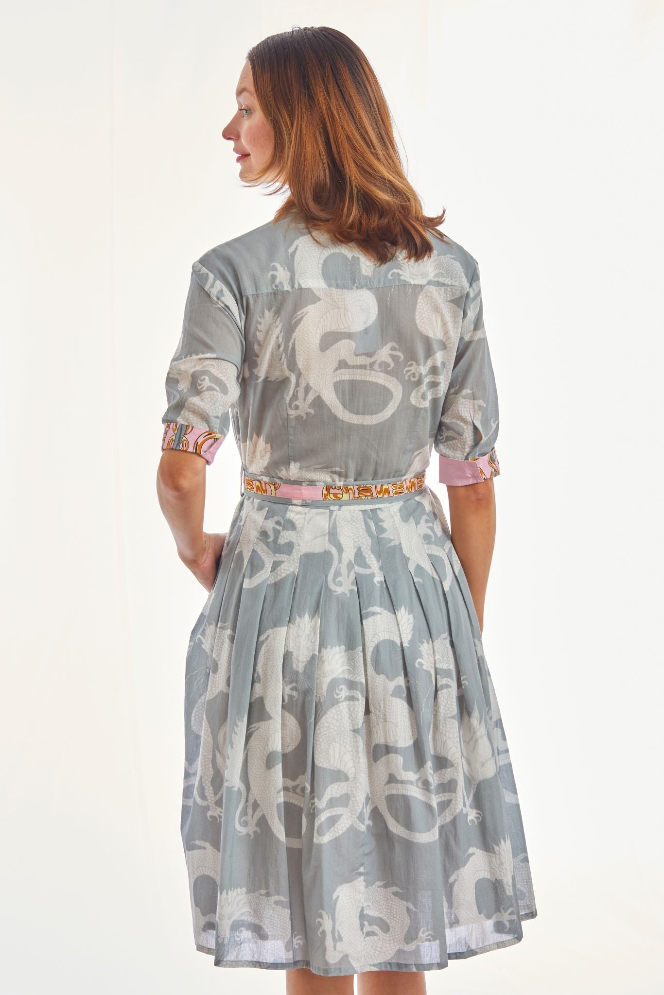 Dizzy - Lizzie | Mrs, Maisel Dress Grey Dragons | Cloister Collection | DRESSES