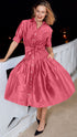 Dizzy Lizzie | Mrs Maisel Pink Silk | Cloister Collection | DRESSES