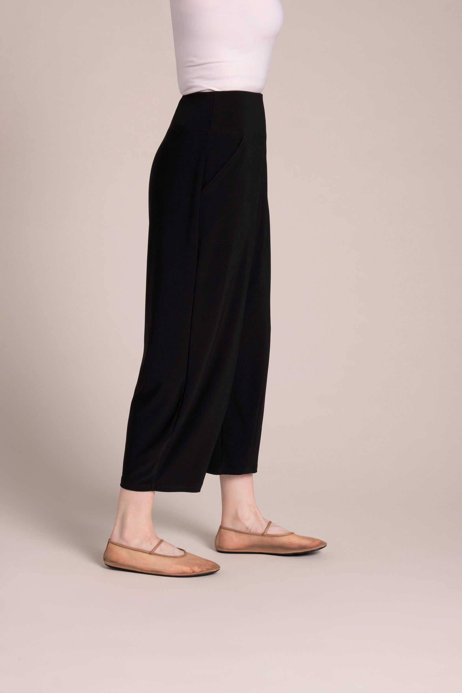 Narrow Lantern Pant - Black