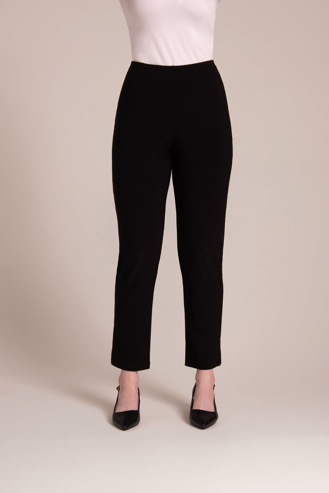Sympli | Narrow Pant Midi - Black Pearl