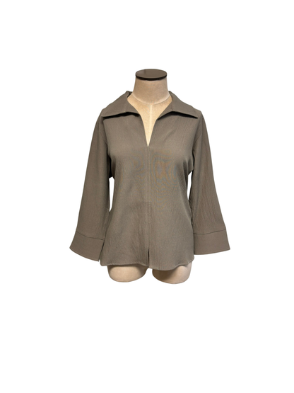 Boho Chic | Olive Bronze Top