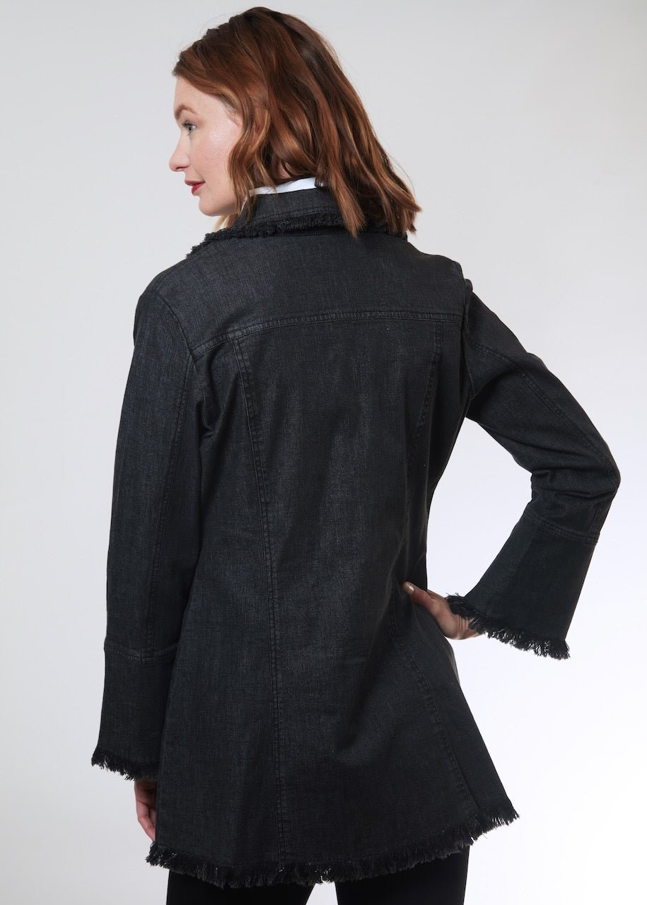 Dizzy Lizzie | Park Slope Denim Jacket Black | Cloister Collection | JACKET