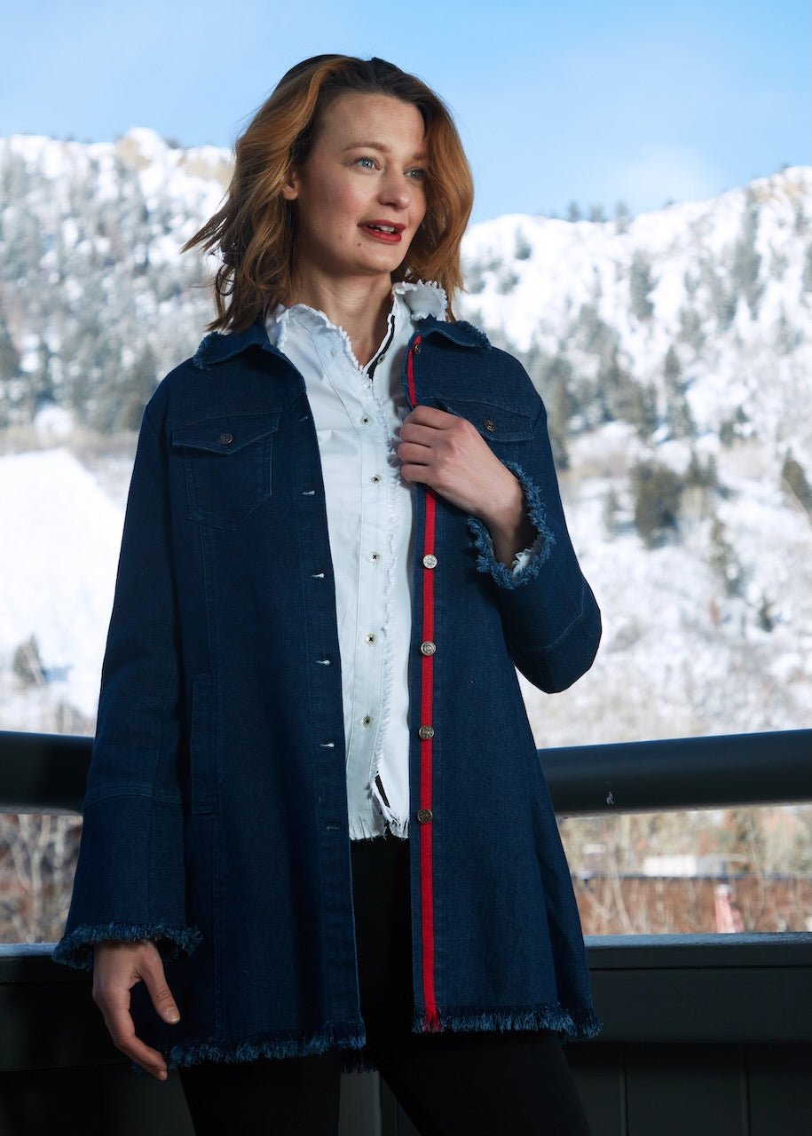 Dizzy Lizzie | Park Slope Denim Jacket Denim | Cloister Collection | JACKET