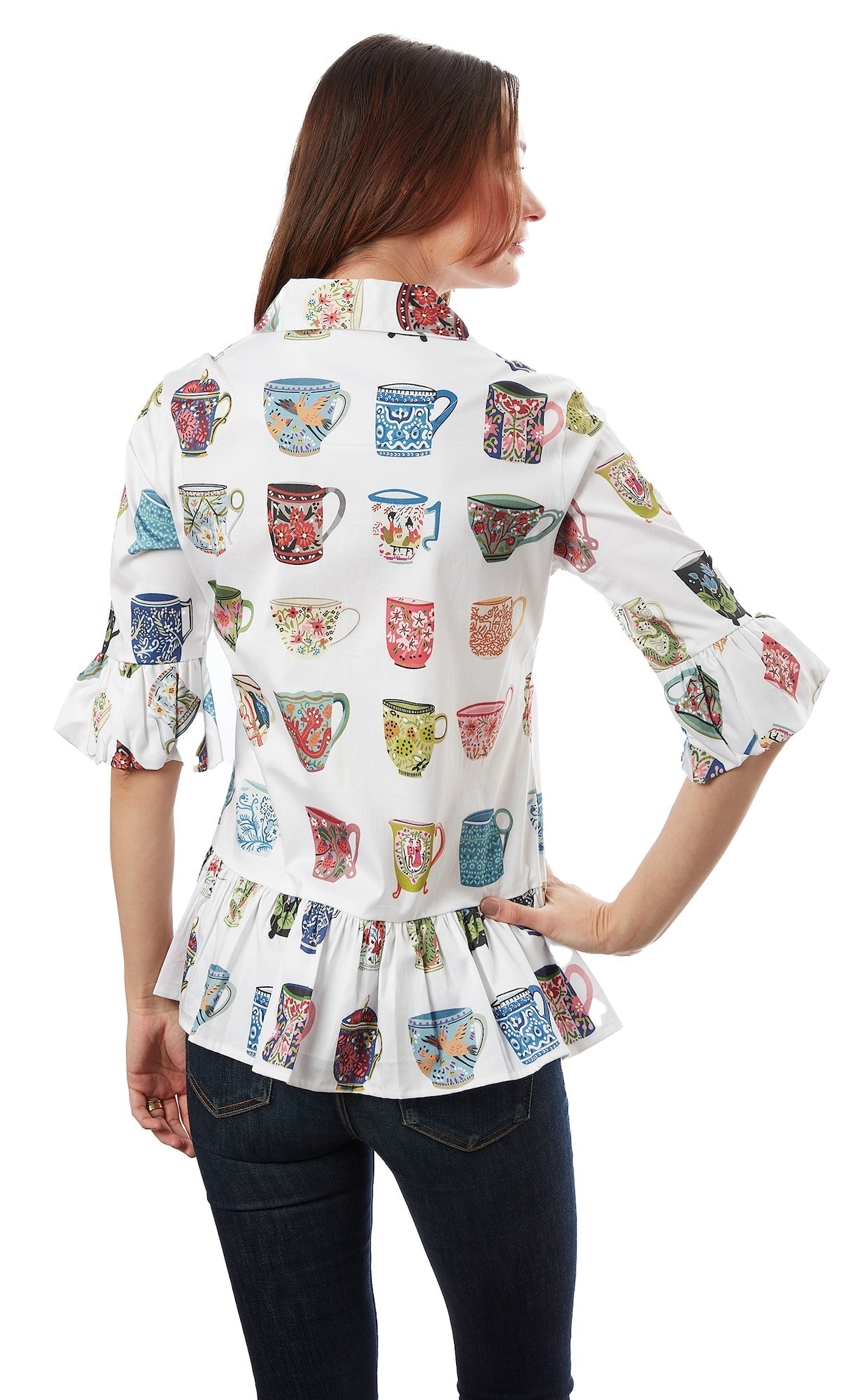 Dizzy - Lizzie | Peplum Top Coffee Mugs | Cloister Collection | Tops