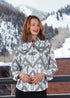 Dizzy Lizzie | Rome Shirt Blk White Buckle Print | Cloister Collection | SHIRT