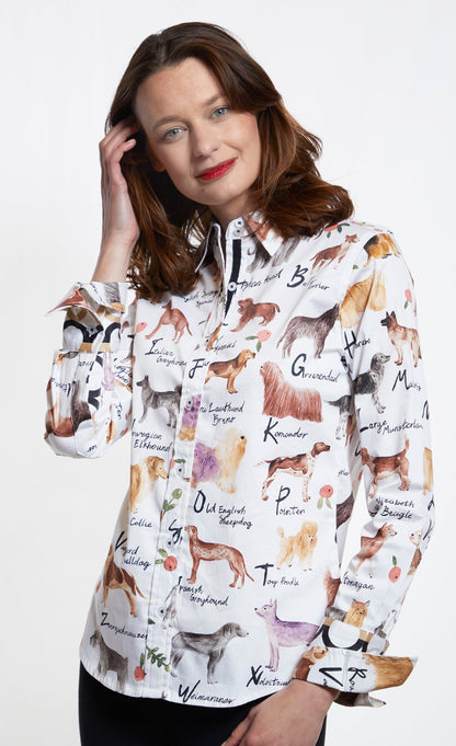 Dizzy Lizzie | Rome Shirt Pedigree Doggies And Their Elegant Names | Cloister Collection | SHIRT