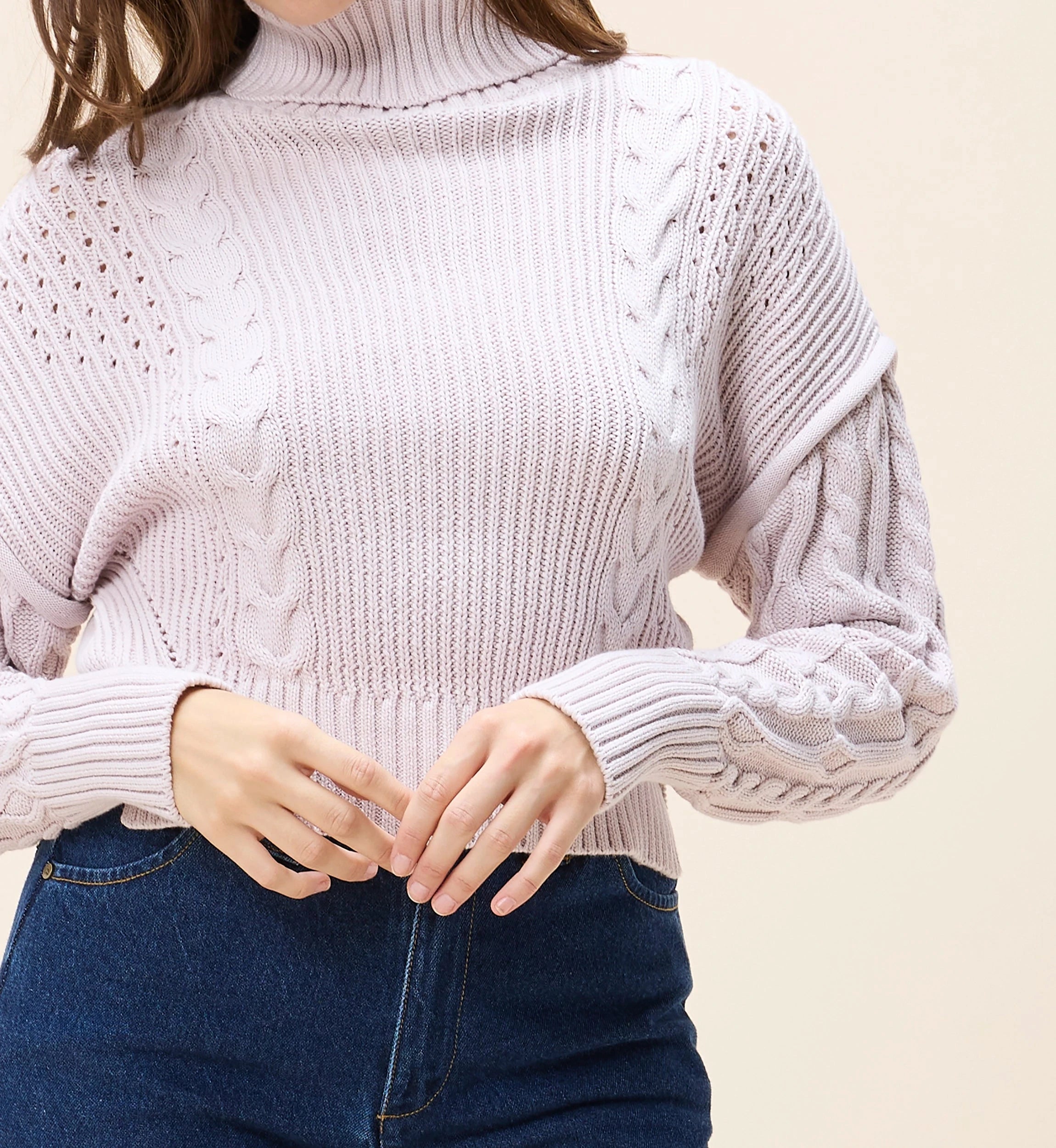 Serah Sweater - Orchid Ice