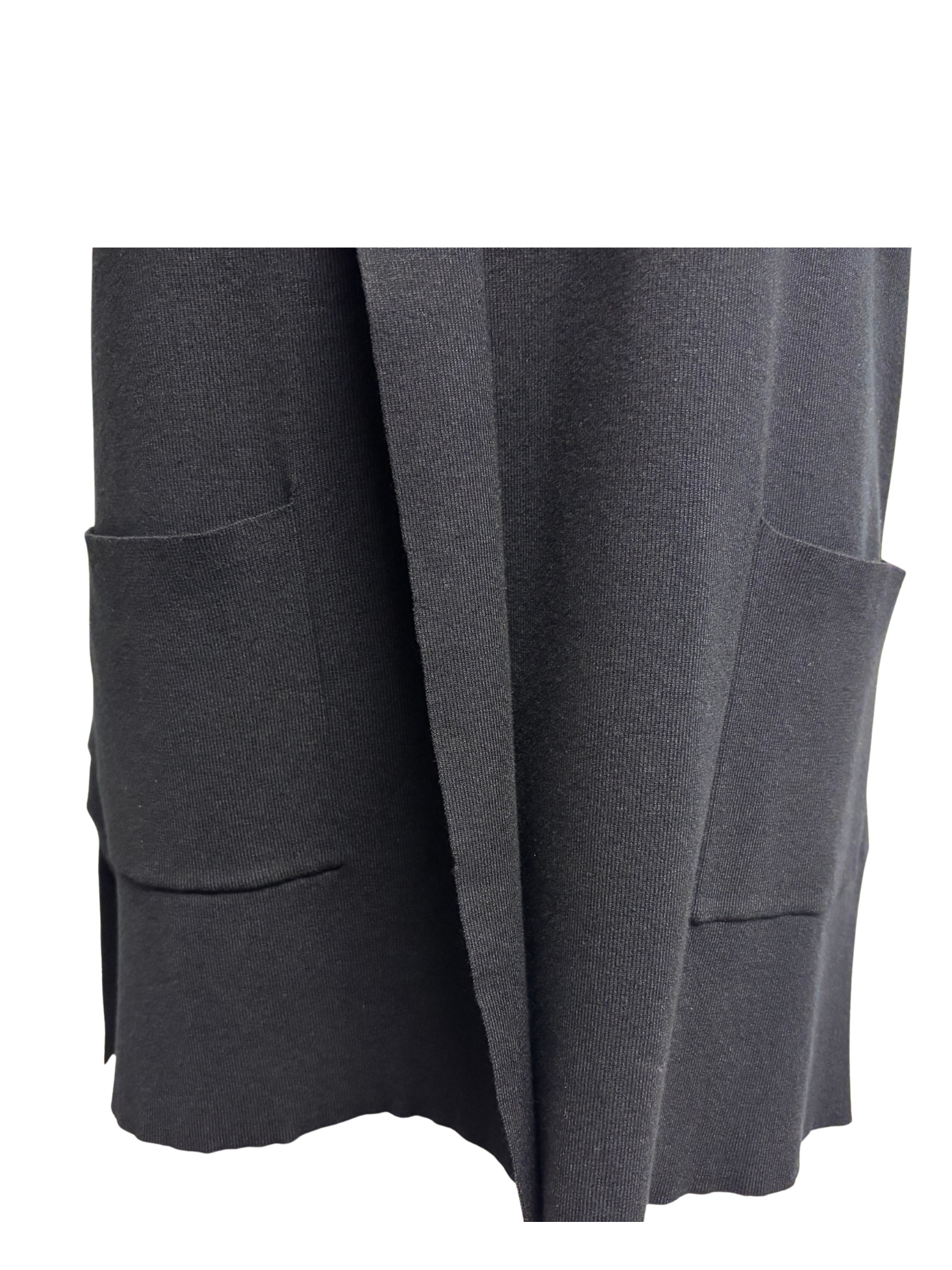 Black Notch Colar Vest