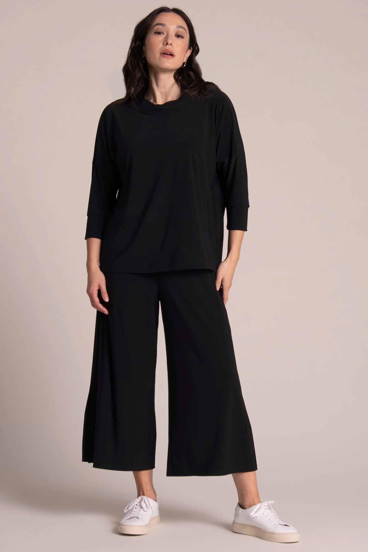 Sympli | Slouch Sweatshirt - Black