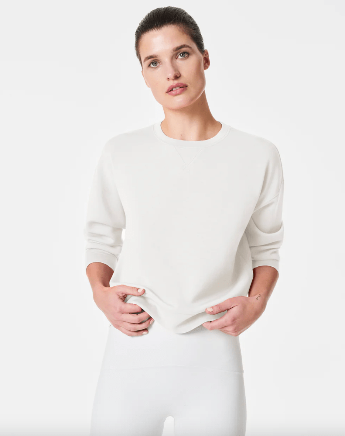 Spanx | Spanx | Air Essentials Crew Neck Top | Cloister Collection | MISSYSPORTSWEAR