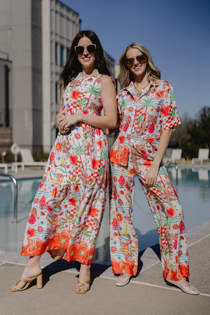 Briton Court | Stephe Maxi Dress - Tropical