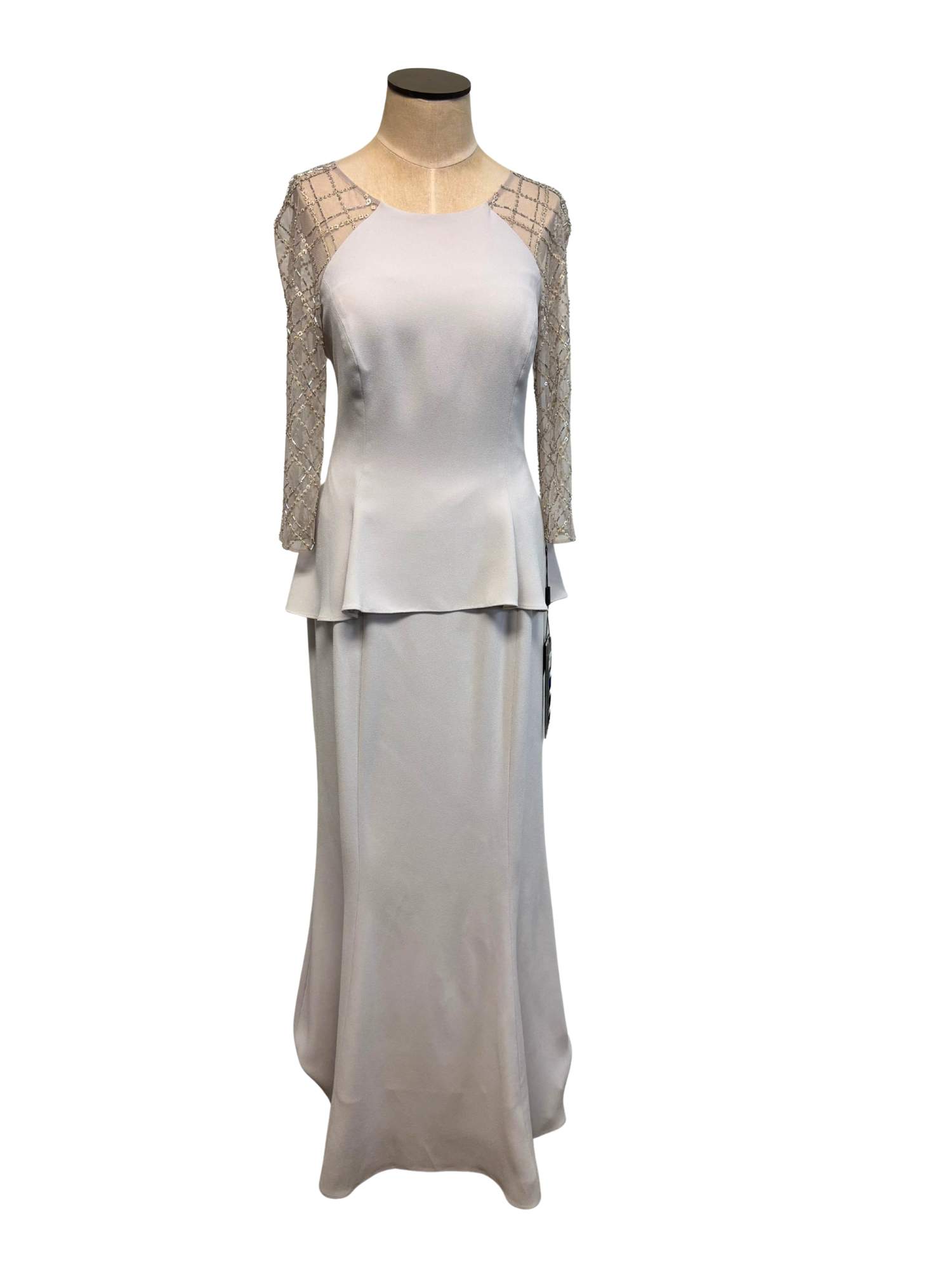 Daymor Couture | Long Peplum Dress