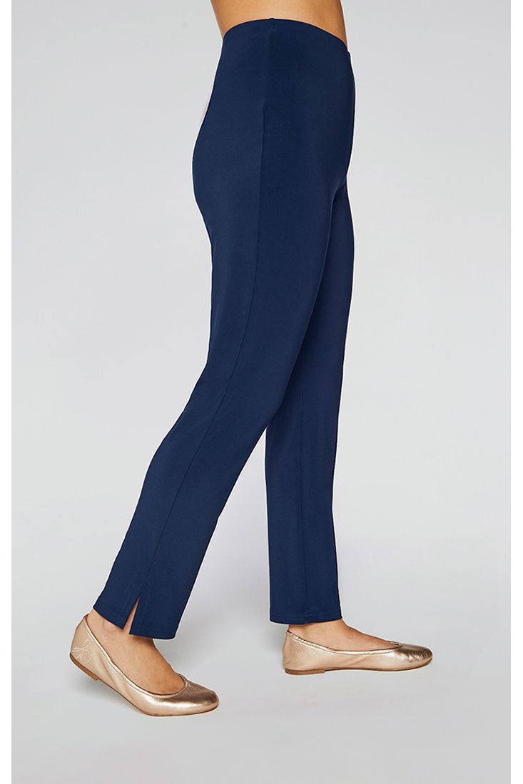 Sympli | Sympli | Narrow Pant Midi - Navy | Cloister Collection | Pants