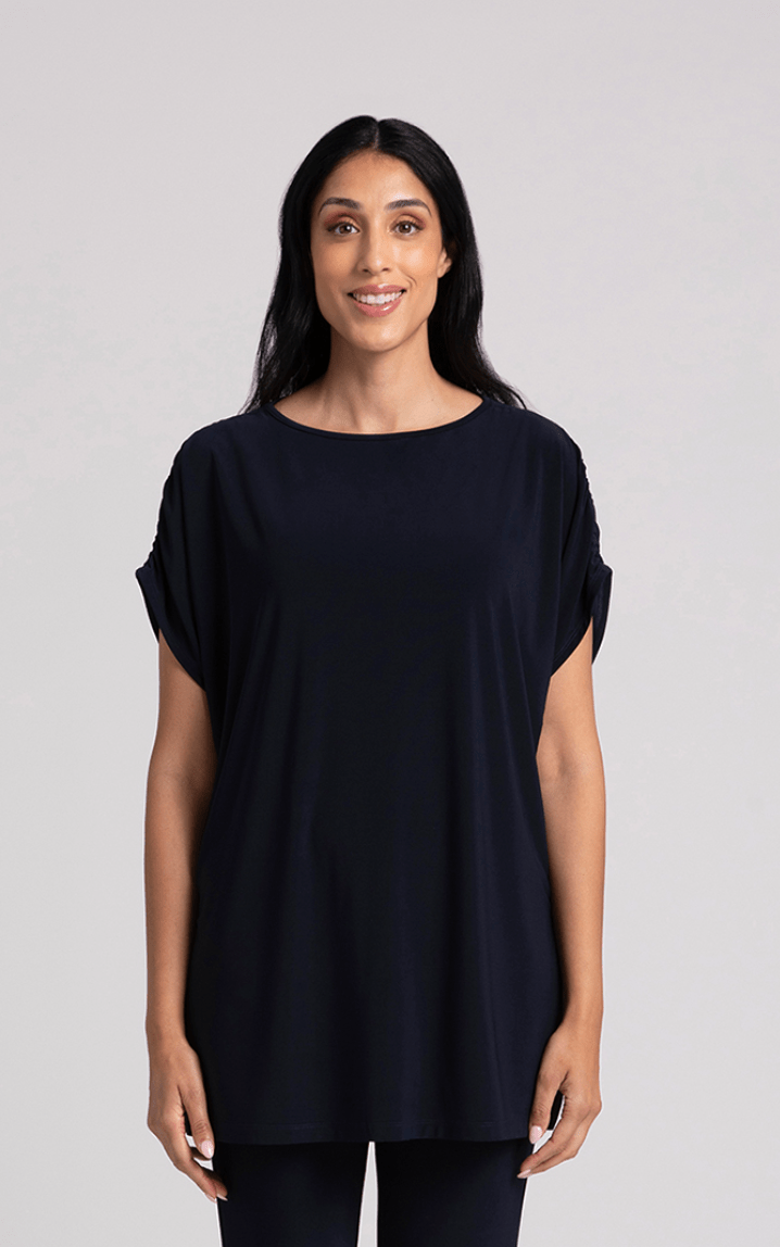 Sympli | Sympli | Revelry Tunic Ruched | Cloister Collection |