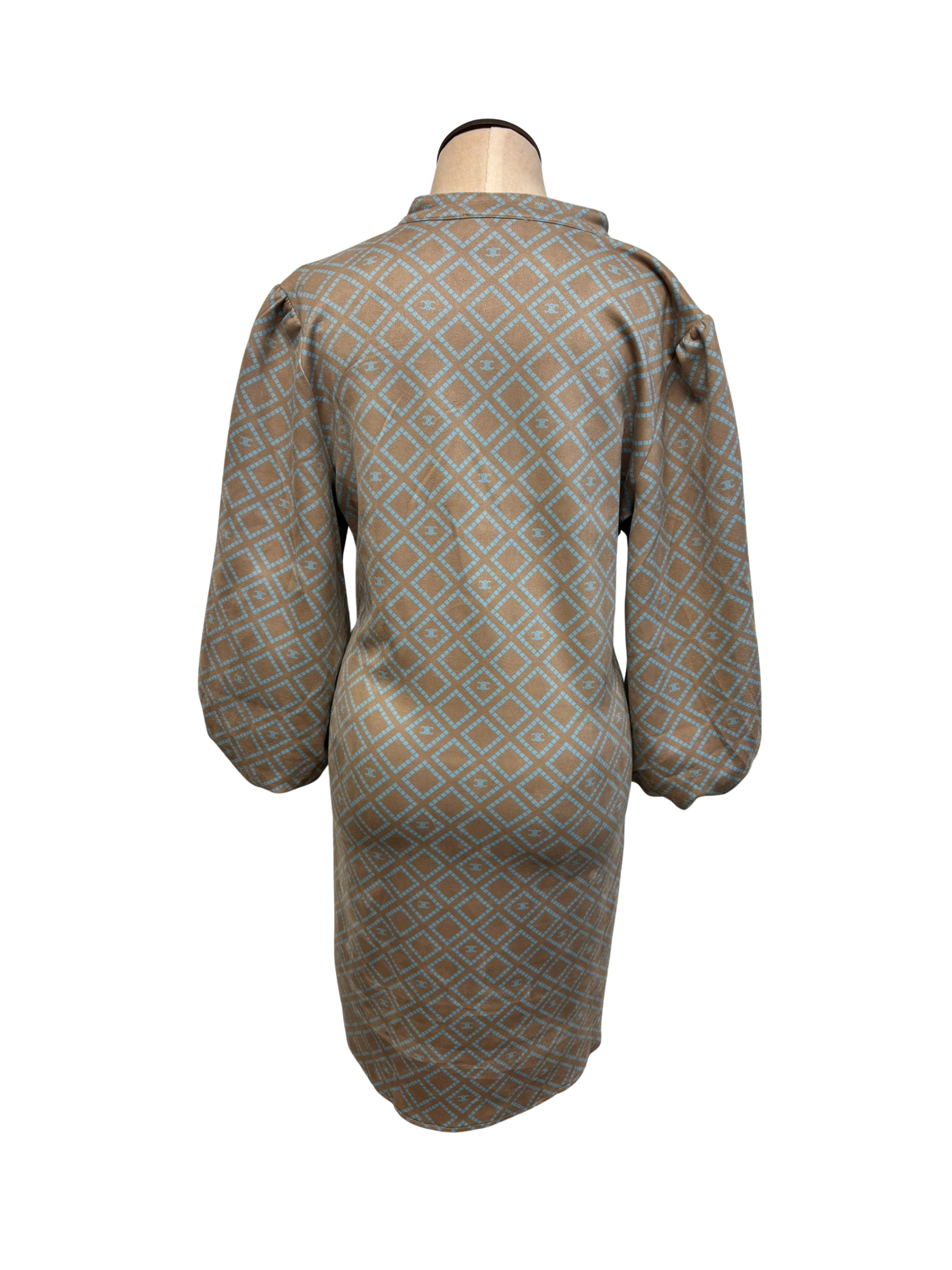 Boho Chic | Faux Suede Geometric Dress