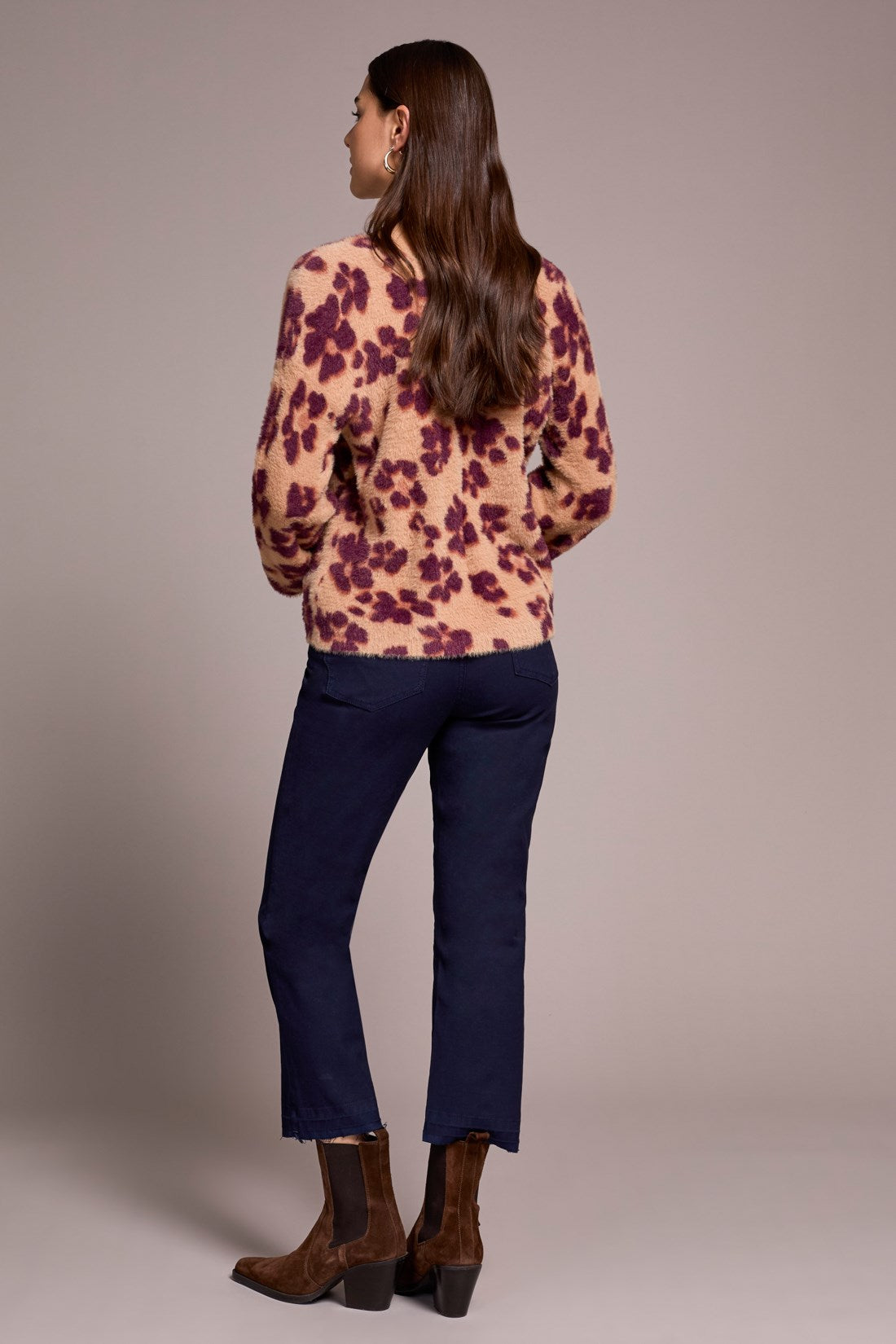 Flower Fall Wear 2 Ways Sweater