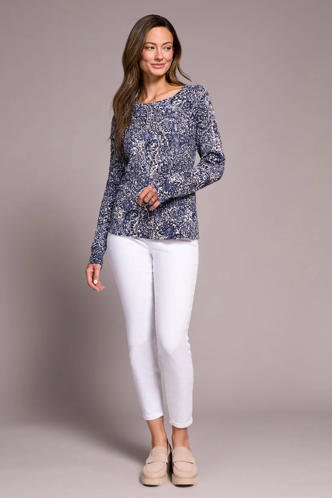 Tribal | Long Sleeve Crew Neck Sweater