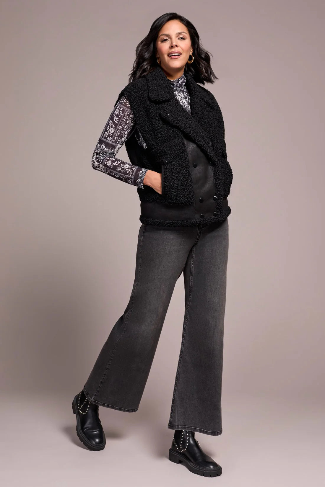 Tribal | Sleeveless Sherpa Vest