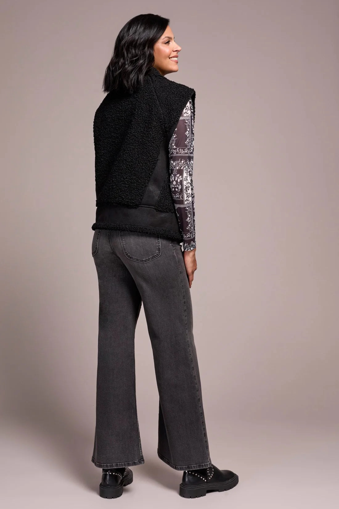 Tribal | Sleeveless Sherpa Vest