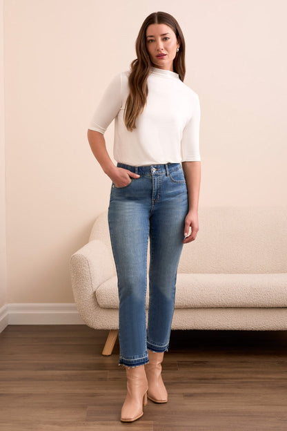 Tribal | Sophia Curvy Micro Flare Jeans