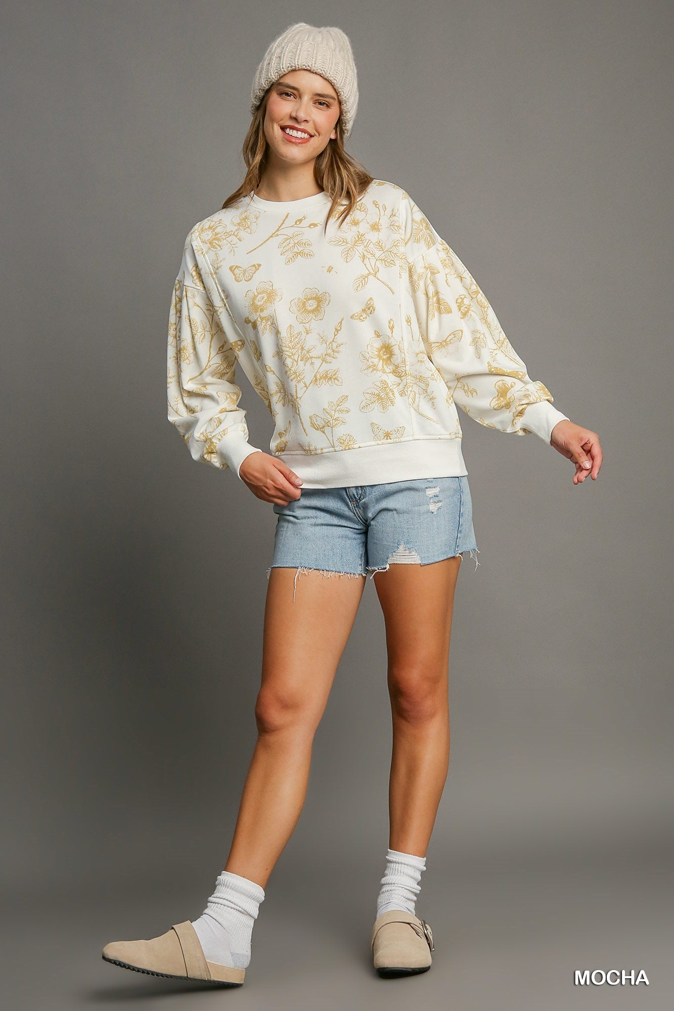 Umgee Usa | Umgee Usa | French Terry Top | Cloister Collection | CONTEMPORARYSP