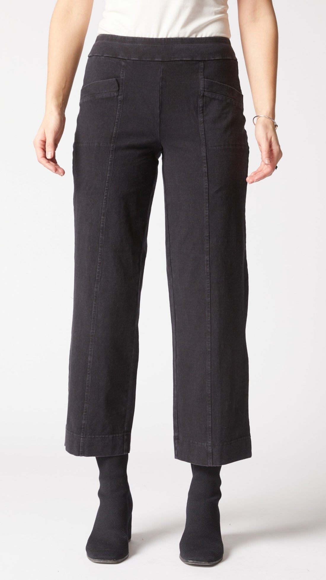 Habitat |  Stonewash Cotton Span Angle Pocket Flood Pant