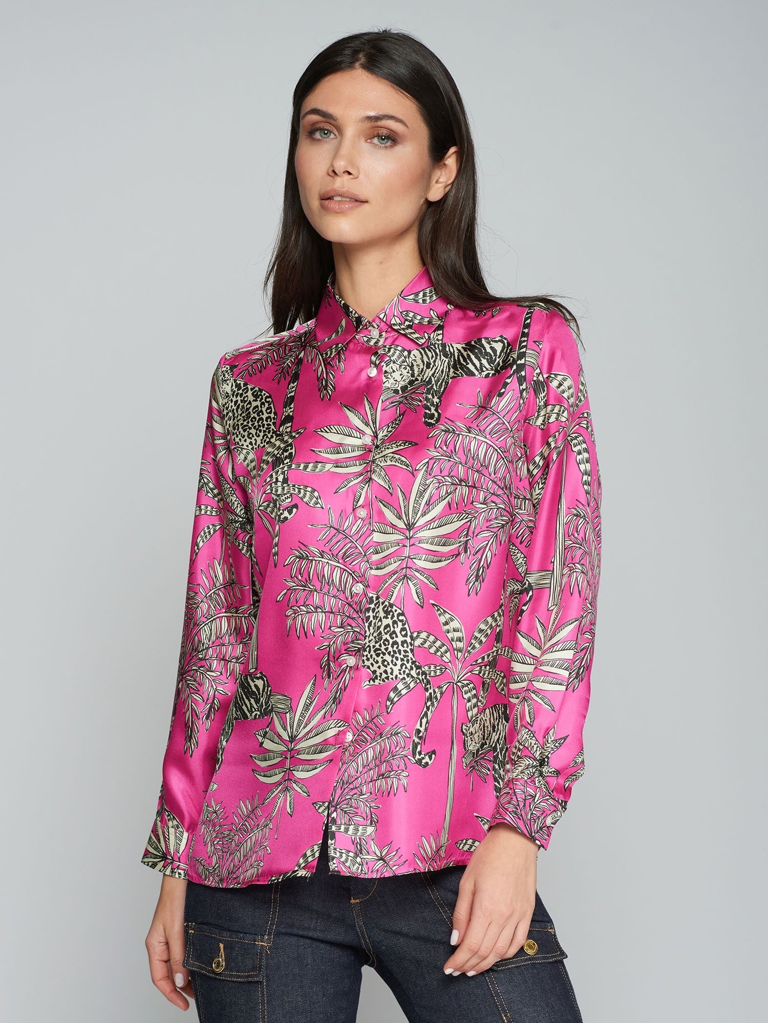 Vilagallo | Vilagallo | Pink Palm Top | Cloister Collection | RESORT