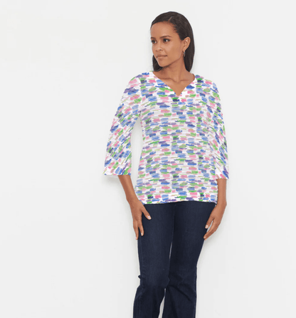 Whimsy Rose | Whimsy Rose | Pops of Bliss Print Top | Cloister Collection | TOPS