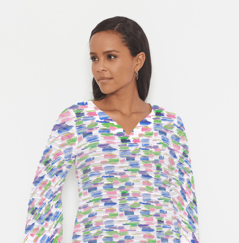 Whimsy Rose | Whimsy Rose | Pops of Bliss Print Top | Cloister Collection | TOPS