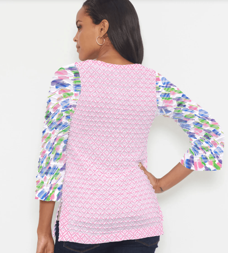 Whimsy Rose | Whimsy Rose | Pops of Bliss Print Top | Cloister Collection | TOPS