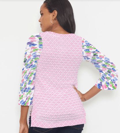 Whimsy Rose | Whimsy Rose | Pops of Bliss Print Top | Cloister Collection | TOPS