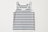 white navy strip tank top