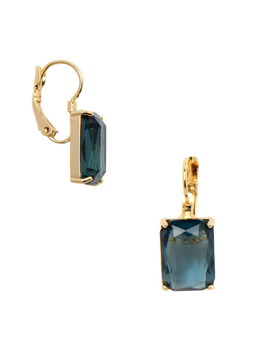 Zenzii | Zenzii | Ellie Crystal Drop Earring - Navy | Cloister Collection | JEWELRY