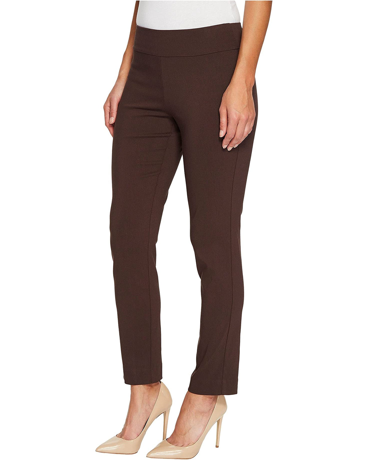 Krazy Larry | Pull on Pant Brown | Krazy Larry | Cloister Collection Designer Fashion