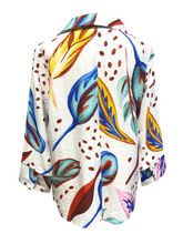 Load image into Gallery viewer, Boho Chic | Bright Leaves 3/4 Sleeve Top
